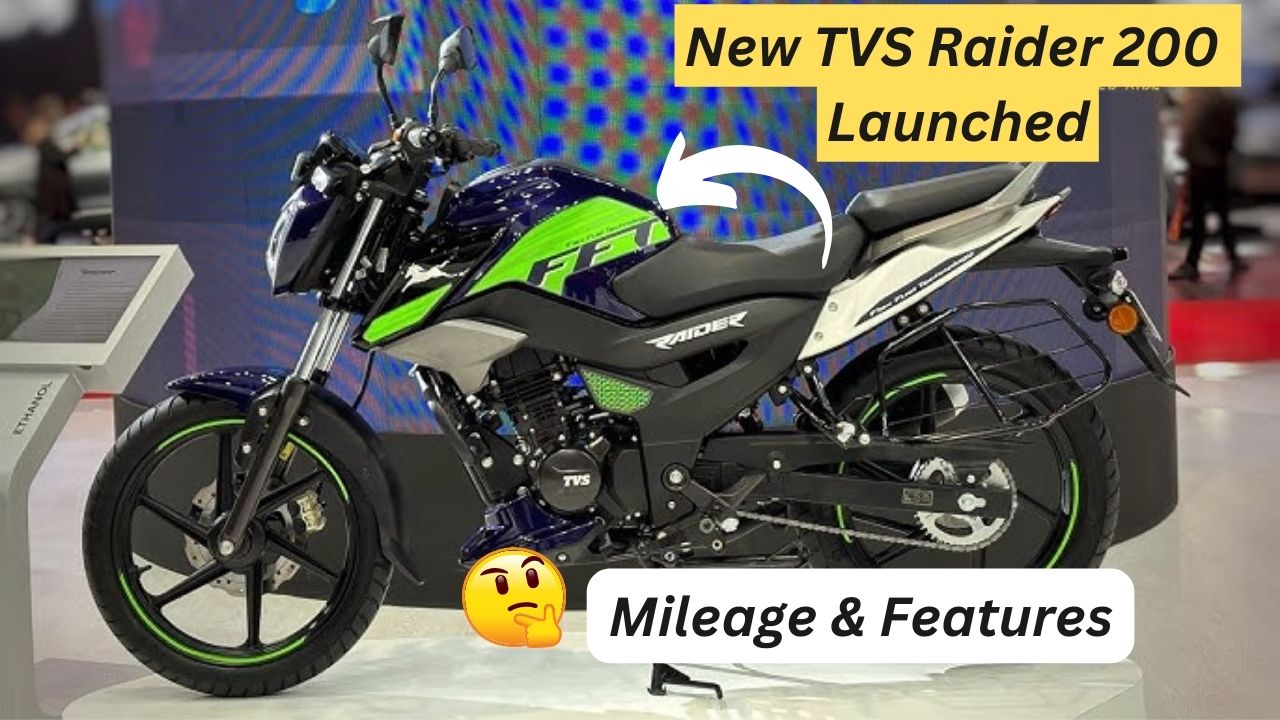 TVS Raider 200 Bike Mileage Features