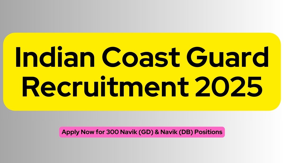 Indian Coast Guard Recruitment