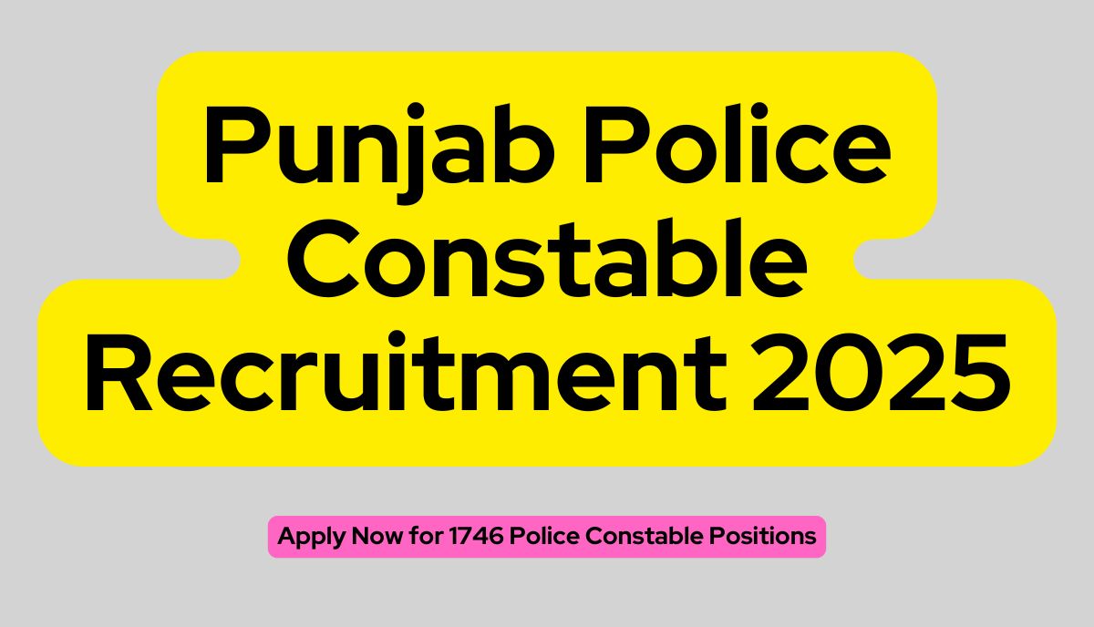 Punjab Police Constable Recruitment